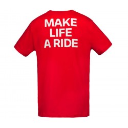 BMW Motorrad T-Shirt Make Life A Ride Ανδρικό Κόκκινο ΕΝΔΥΣΗ